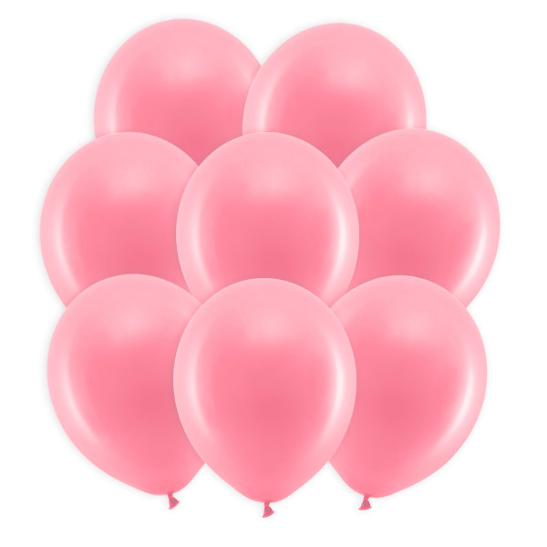 Rosarote Latexballons, 10 Stück, 30cm